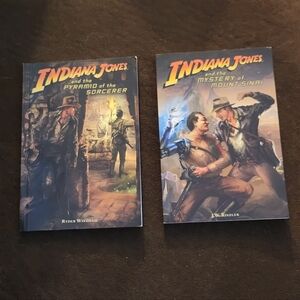 ✨Indiana Jones Adventure Book Set, Mystery Mount Sinai/Pyramid of the Sorcerer